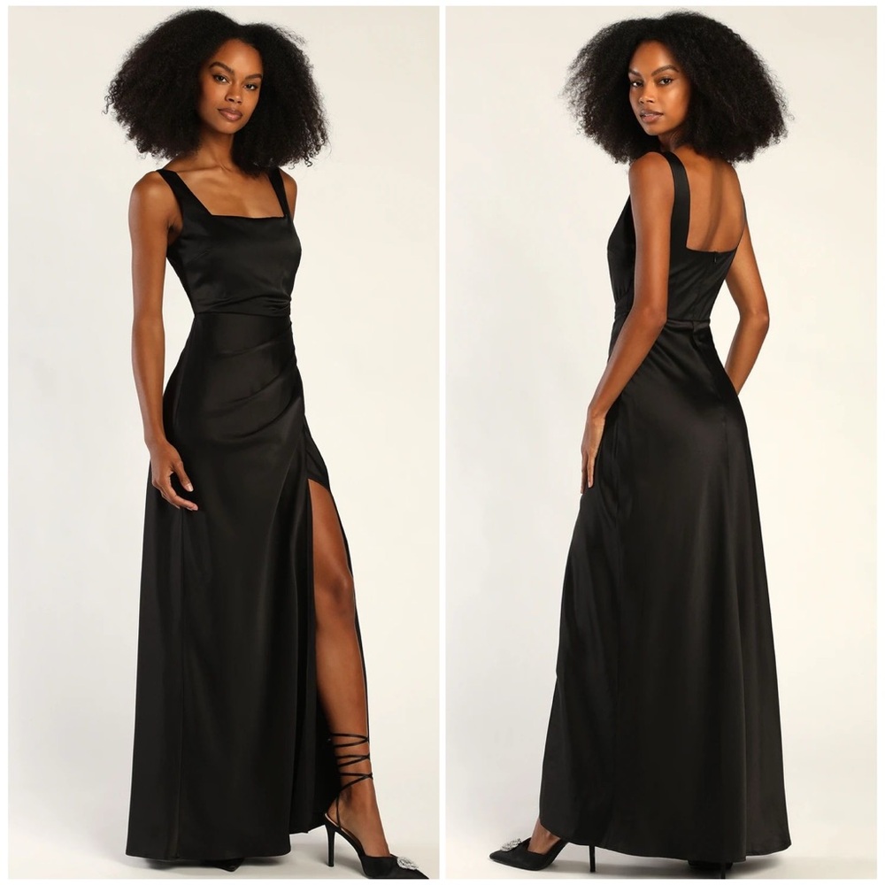 Lulu's Black Maxi Dress